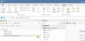 how to draw a uml component diagram in ea