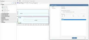 adding a state lifeline to the sparx enterprise architect uml timing diagram