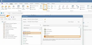 how to create a uml interaction overview diagram in enterprise architect sparx