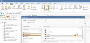 how to create an enterprise architect uml timing diagram