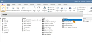 how to open the timing diagrams in sparx uml diagrams