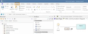 using layout tools to tidy up the sparx enterprise architect diagram