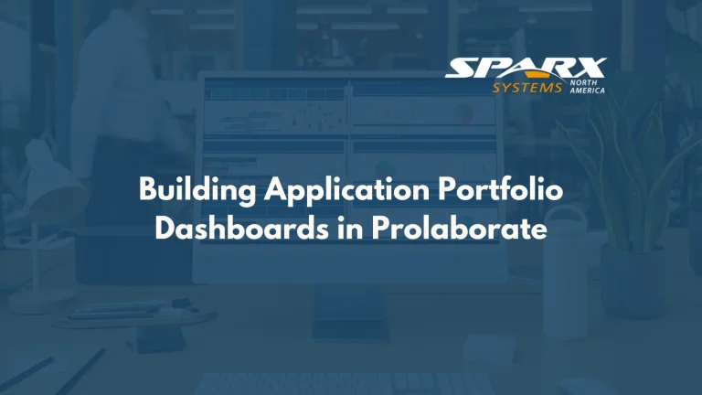 Building Application Portfolio Management Dashboards using Sparx Systems Prolaborate
