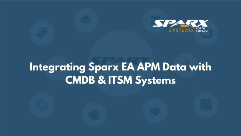 Integrating Sparx Systems Enterprise Architect APM Data with External Systems like CMDB, ITSM and Financial Systems