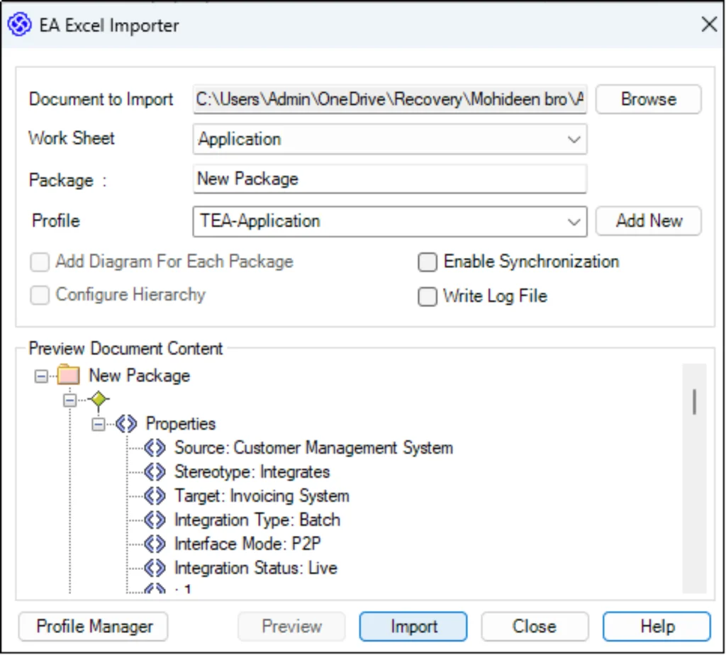 sparx-ea-apm-import-applications-from-excel-using-ea-excel-importer
