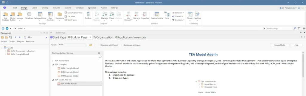 sparx-ea-apm-tea-model-addin-builder-page